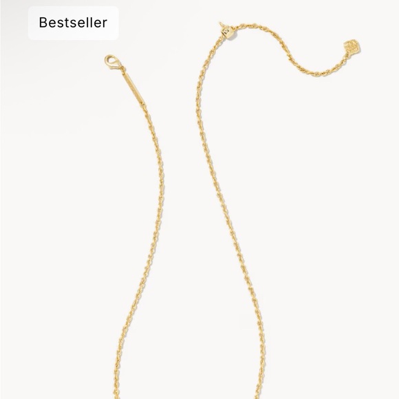 Kendra Scott Cailin Gold Necklace with Clear Pendant - Picture 2 of 6